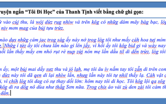 Một Việt kiều cải tiến chữ quốc ngữ bằng 'Chữ Vịd Nhah'