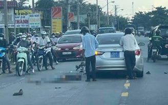 Xe ô tô biển xanh của Văn phòng UBND tỉnh Vĩnh Long gây tai nạn chết người