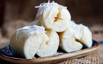 Công thức làm sắn hấp cốt dừa dẻo thơm