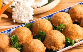 Chả cá cơm cháy giòn rụm, thơm ngon