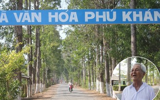 Hàng cây nghĩa tình của người thương binh