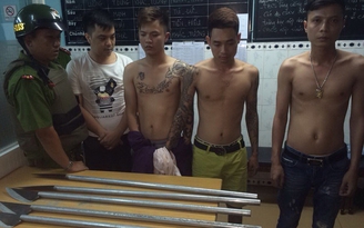 Cảnh sát 113 bắt băng đòi nợ thuê đi xe hơi