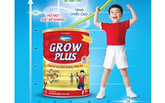 Dielac Grow Plus: Đặc chế cho trẻ suy dinh dưỡng thấp còi