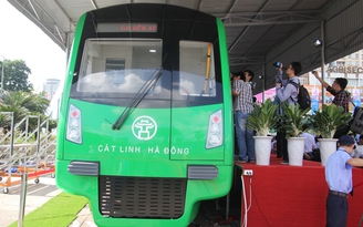 Bắt đầu lấy ý kiến mẫu tàu đường sắt Cát Linh - Hà Đông