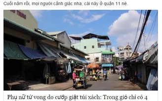 Lướt mạng 4.12: Cảnh giác với nạn cướp giật túi xách cận tết