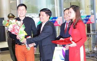 Đà Nẵng đón chuyến bay quốc tế đầu tiên 'xông đất'