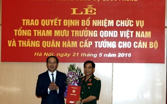 Quân đội có Tổng tham mưu trưởng mới