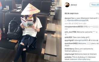 Dara (2NE1) khoe ảnh chuẩn bị đến Việt Nam