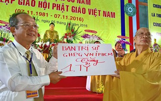 Đại lễ kỷ niệm 35 năm thành lập Giáo hội Phật giáo VN