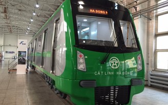 Đường sắt đô thị Cát Linh - Hà Đông sẽ chạy thử vào tháng 10.2017