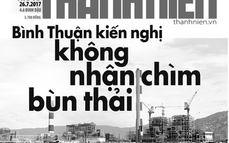 Chưa giao biển để nhận chìm bùn thải