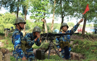 Lực lượng phòng không diễn tập, bắn đạn thật