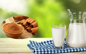 Quế + sữa = Sự kết đôi tuyệt vời cho sức khỏe