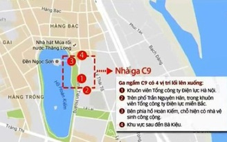 Lấy ý kiến về dự án ga tàu điện ngầm cạnh hồ Gươm