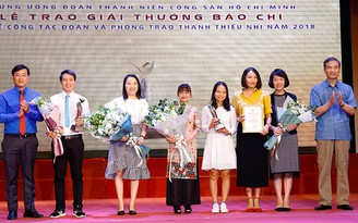 Báo Thanh Niên đoạt giải nhất viết về công tác Đoàn và phong trào thanh thiếu nhi