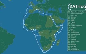 Facebook xây dựng tuyến cáp dưới biển bao quanh châu Phi