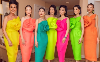 Dàn mỹ nhân 'đụng hàng' trong tiệc sinh nhật Hoa hậu Hà Kiều Anh