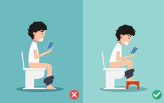 Chuyên gia nói gì về cách ngồi tốt nhất khi đi vệ sinh?
