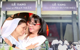 Nghệ sĩ nghẹn ngào viếng lễ tang nhạc sĩ Phan Huỳnh Điểu, Phan Nhân