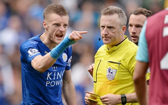 Vardy bị treo giò trong trận gặp M.U