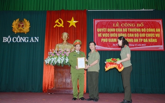 Công an Đà Nẵng có Phó giám đốc mới