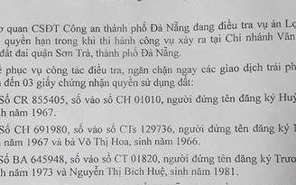 Giải quyết sao với 22 số đỏ bị chuyên viên đăng ký đất đai tuồn ra ngoài?