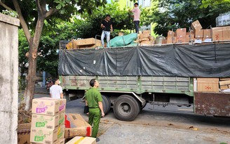 Đà Nẵng: Chặn bắt xe tải chở số lượng lớn sản phẩm làm đẹp nhập lậu