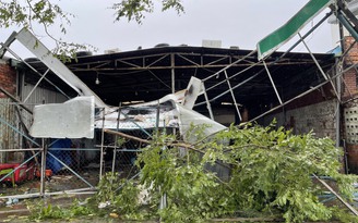 Đà Nẵng: Cây xanh ngã đổ, hàng quán ven biển xác xơ sau bão số 4 Noru