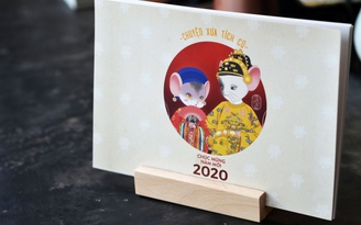 Cô gái 9X vẽ lịch chuột Canh Tý 2020 độc đáo khiến cộng đồng mạng săn tìm