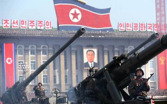 Lộ hình ảnh Triều Tiên chuẩn bị lễ duyệt binh
