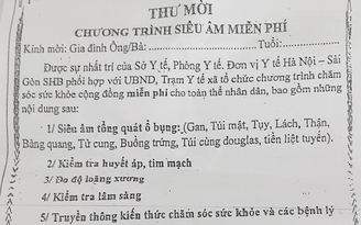 Lợi dụng khám chữa bệnh miễn phí để bán thực phẩm chức năng