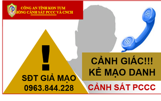 Kon Tum: Cảnh báo đối tượng mạo danh công an để lừa đảo