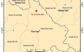 Kon Tum: Liên tiếp 6 trận động đất trong 1 ngày