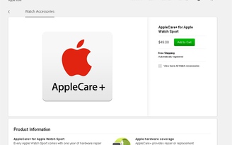 Phải chi bao nhiêu tiền để tăng cường bảo vệ cho Apple Watch?