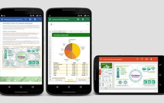 Microsoft Office xuất hiện trên 'dế' Android