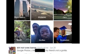 Google Photos nhận nhầm người da màu là... khỉ đột