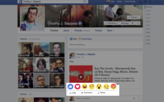 Facebook thử nghiệm nút Like thể hiện cảm xúc mới