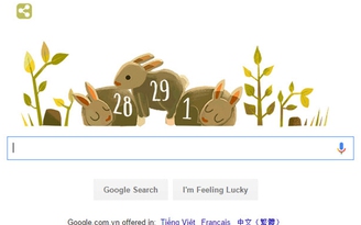 Google đổi doodle trang chủ trong ngày ‘phụ nữ tỏ tình’