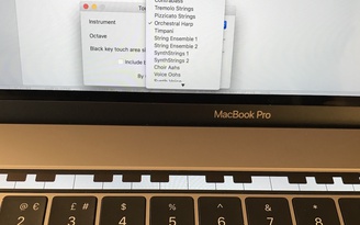 Ứng dụng biến thanh Touch Bar trên MacBook Pro thành đàn piano