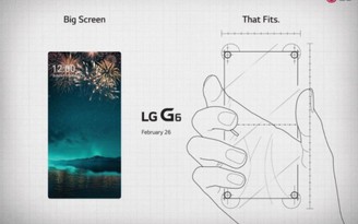 LG tung hình ảnh đầu tiên về smartphone G6