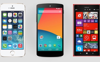 Android và iOS chiếm 99% thị trường điện thoại thông minh