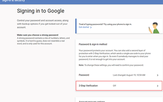 Google cải tiến thông báo xác thực hai yếu tố