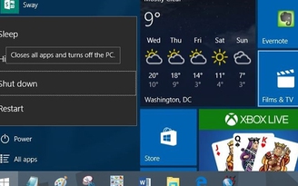 Lệnh hay giúp hẹn giờ bật/tắt máy tính để bàn Windows