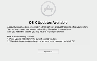 Phát hiện mã độc mới có khả năng chiếm quyền điều khiển máy macOS