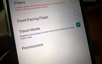Mẹo hay giúp tiết kiệm dữ liệu di động trên Snapchat