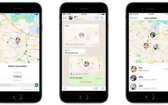 WhatsApp thêm tính năng theo dõi vị trí để chia sẻ với bạn bè