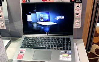 LG Gram mới tăng thời lượng pin ra mắt tại CES 2018