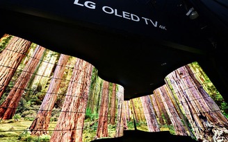 LG trình diễn màn hình OLED Canyon tại CES 2018