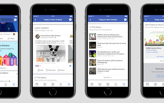 Facebook thử nghiệm mục tin tức nơi bạn sinh sống