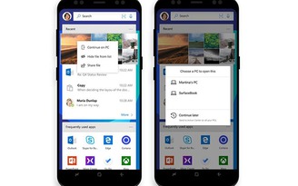 Microsoft Launcher beta mới tích hợp Cortana